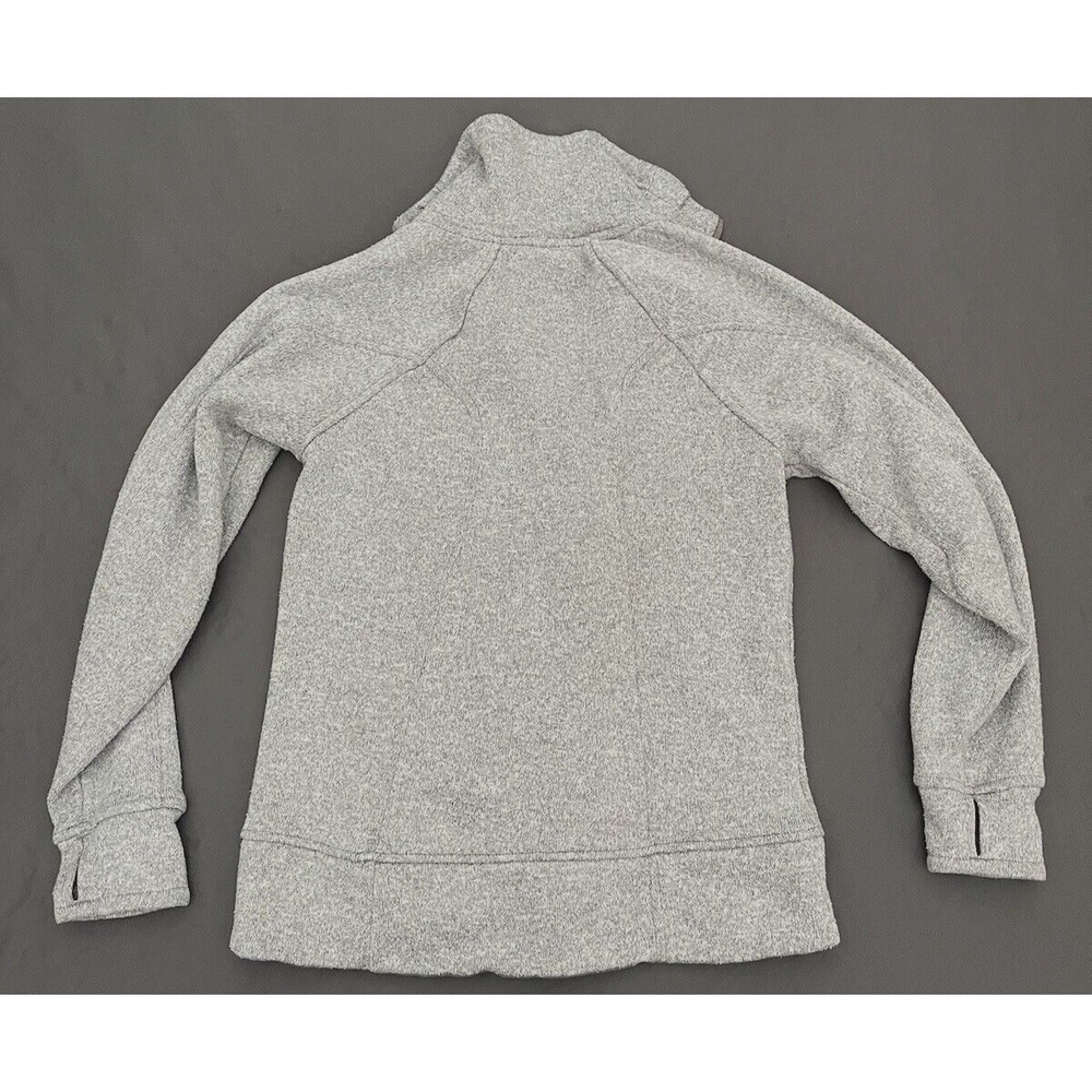 Avalanche Outdoor Women's Size Small Sweater Jacket Light Gray High Collar - Picture 7 of 10